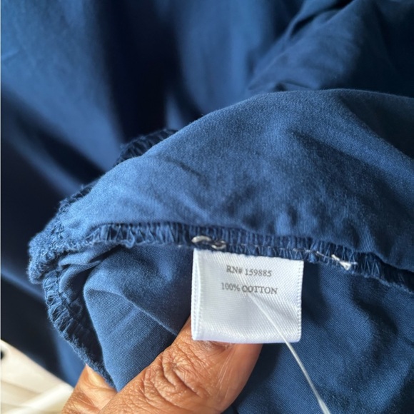 BOBI USA| cotton midi dress in Naval blue | size small - Picture 6 of 9